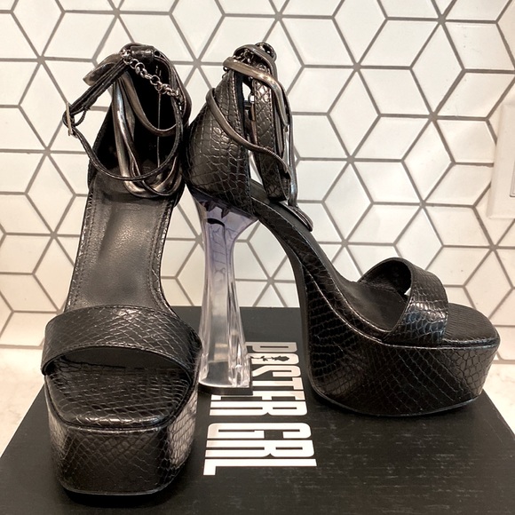 NWB Dolls Kill Poster Girl Afterparty Platform Heels - Picture 15 of 17